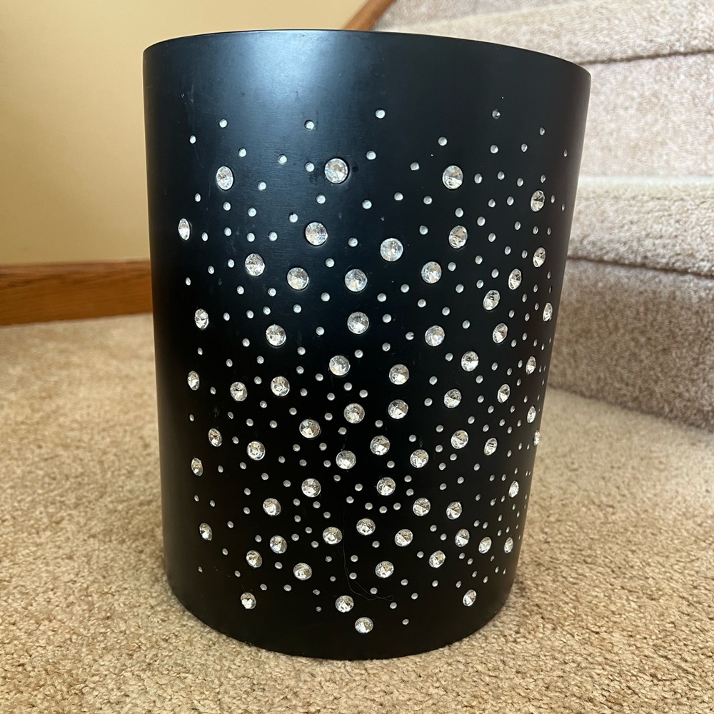 Bed Bath & Beyond Black Garbage Can